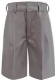 Rifle Mens Light Grey Flat Front Uniform Shorts