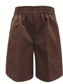 Rifle Pre-School Brown Elastic Pull Up Uniform Shorts