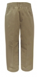 School Apparel-Tulane Elastic Waist Pull Up School Uniform Pants