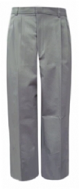 Elderwear Girls Gray Pleated School Uniform Pants<br>SALE ITEM: reg $22.95