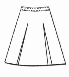 Girls School Poly Plaid Skirts Junior Size