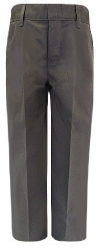 Royal Park Boys Flat Front Grey Adjustable Waist School Pants