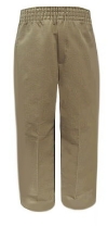 elastic waist school uniform pants