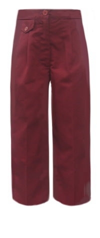 Classroom Girls Burgundy School Uniform Pants