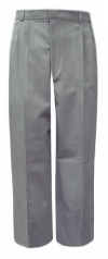 girls gray uniform pants