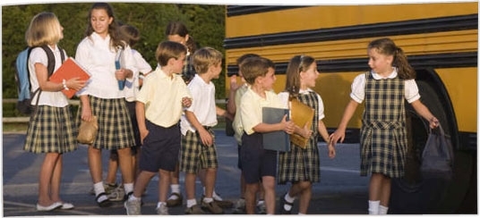 Boys School Shorts